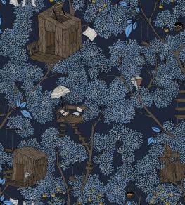 Treehouse Wallpaper by Rebel Walls Night