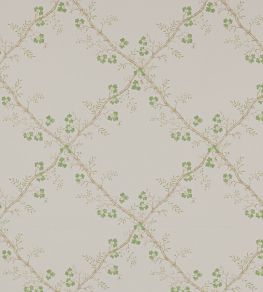 Trefoil Trellis Wallpaper by Colefax and Fowler Leaf