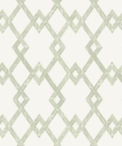 Treillage Wallpaper by Madeaux 02 Sage