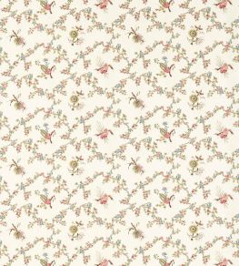 Trelliage Fabric by Sanderson Raspberry/Stone