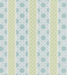 Trelliage Fabric by Thibaut Pool and Leaf