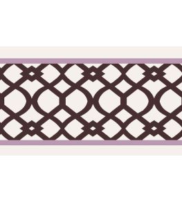 Trellis Border 12cm Wallpaper by Parker & Jules Conker