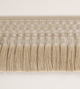 Trellis Fringe Trimming by Romo Pale Gold