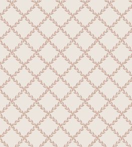 Trellis Wallpaper by Sandberg Terracotta