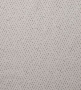 Trellis Fabric by Titley and Marr Silver