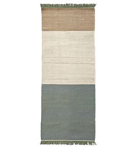 Tres Stripes Runner Rug by Nanimarquina Salvia