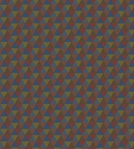 Triangles Tropicales Wallpaper by Jannelli&Volpi Blue/Red