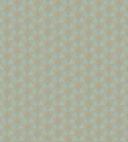 Triangles Tropicales Wallpaper by Jannelli&Volpi Duck Egg Blue
