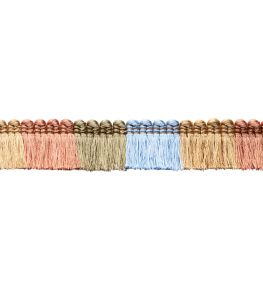 Trianon Blocked Brush Fringe Trimming by Samuel & Sons Marzipan