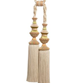 Trianon Double Tassel Tieback Trimming by Samuel & Sons Chiffon