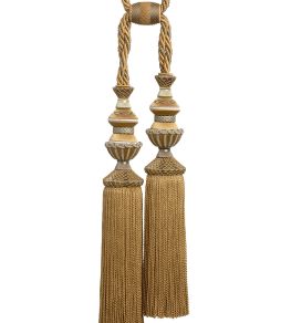 Trianon Double Tassel Tieback Trimming by Samuel & Sons Citrine