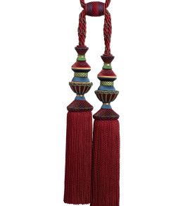 Trianon Double Tassel Tieback Trimming by Samuel & Sons Jewel