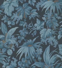 Tropical Wallpaper by Jannelli&Volpi Navy Blue