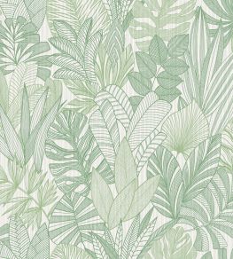 Tropicana Leaves Wallpaper by Today Interiors Sage