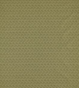 Tudor Damask Fabric by Zoffany Olivine