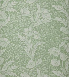 Tudor Poppy Wallpaper by Liberty Fern