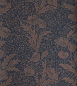 Tudor Poppy Wallpaper by Liberty Ink