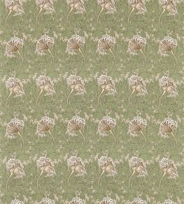 Tulip Fabric by Morris & Co Artichoke/Gold