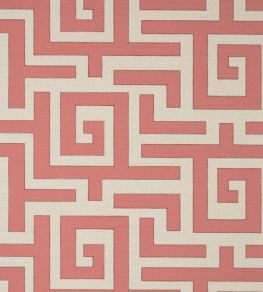 Tulum Applique Fabric by Thibaut Coral on Natural