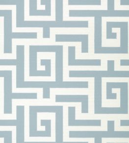 Tulum Applique Fabric by Thibaut Spa Blue