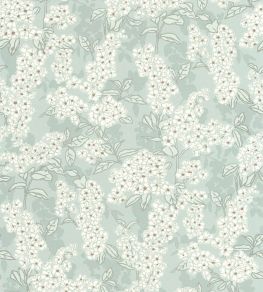 Ume Wallpaper by Casadeco Bleu Nuage