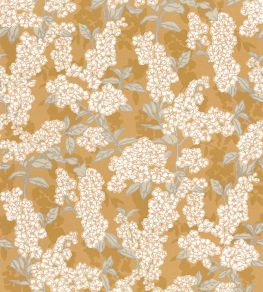 Ume Wallpaper by Casadeco Jaune Curry