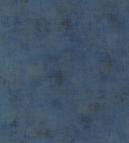 Uni Metalises Wallpaper by Caselio Copper Blue