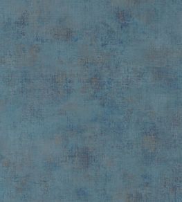 Uni Metalises Wallpaper by Caselio Peacock Blue