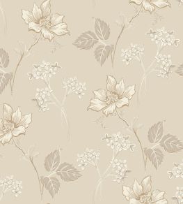 Valborg Wallpaper by Borastapeter Beige