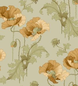 Vallmo Wallpaper by Borastapeter Yellow