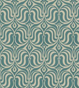 V&A Mortons Marble Fabric by Arley House Mist