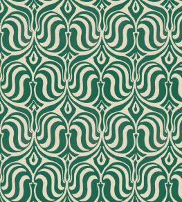 V&A Mortons Marble Fabric by Arley House Sage