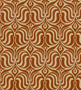 V&A Mortons Marble Fabric by Arley House Umber