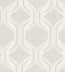 Varengeville Fabric by Casamance Blanc