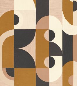 Vassily Wallpaper by Casamance Noir/Mordore