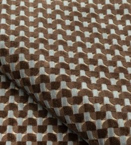 Velours Dedale Fabric by Nobilis Chocolat
