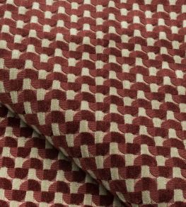 Velours Dedale Fabric by Nobilis Grenat