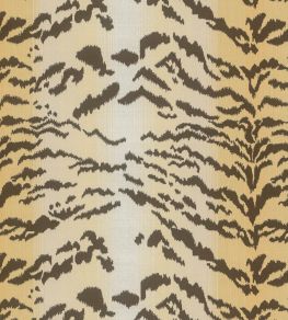 Velours Tiger Fabric by Nobilis Beige