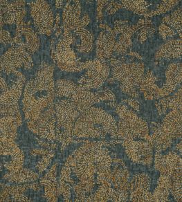 Venetie Wallpaper by Casamance Emeraude/Dore