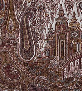 Victoria Fabric by de Le Cuona Garnet