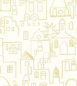 Teeny Santorini Wallpaper by Villa Nova 2
