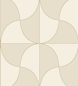 Virevolte Wallpaper by Casadeco Beige Ficelle