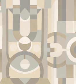 Vitrail Wallpaper by Casamance Blanc/Sable
