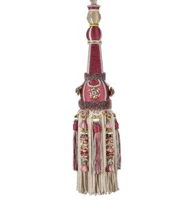 Volanges Tassel Tieback Trimming by Houles Rouge Cardinalis
