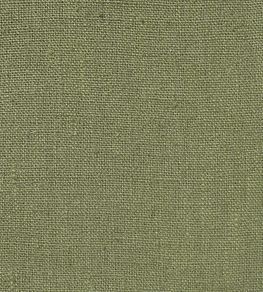 Light Weight Plain Linen Fabric by Volga Linen Fern Green