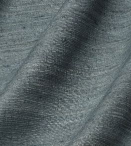 Vyne Silk Fabric by James Hare Nordic Blue