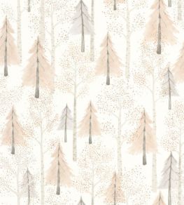 Walk In The Forest Wallpaper by Casadeco Beige Nude