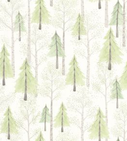 Walk In The Forest Wallpaper by Casadeco Vert Amande
