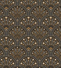 Wallace Wallpaper by Casadeco Noir Fusain