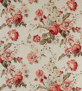Wolseley Fabric by Warwick Red